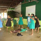 Teatro envolvendo estudantes da rede pública de ensino é um dos atrativos do eventoij