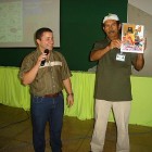 Sr. Thiago Simões na homenagem feita ao Sr. Nilo Pinto - Ideseit