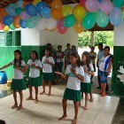 Apresentação das crianças da Escola de Ensino Fundamental.m